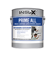 Fernandes Paint & Decorating Prime All™ Multi-Surface Latex Primer Sealer is a high-quality primer designed for multiple interior and exterior surfaces with powerful stain blocking and spatter resistance.

Powerful Stain Blocking
Strong adhesion and sealing properties
Low VOC
Dry to touch in less than 1 hour
Spatter resistant
Mildew resistant finish
Qualifies for LEED® v4 Creditboom
