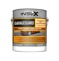 Fernandes Paint & Decorating GarageGuard is a water-based, catalyzed epoxy that delivers superior chemical, abrasion, and impact resistance in a durable, semi-gloss coating. Can be used on garage floors, basement floors, and other concrete surfaces. GarageGuard is cross-linked for outstanding hardness and chemical resistance.

Waterborne 2-part epoxy
Durable semi-gloss finish
Will not lift existing coatings
Resists hot tire pick-up from cars
Recoat in 24 hours
Return to service: 72 hours for cool tires, 5-7 days for hot tiresboom