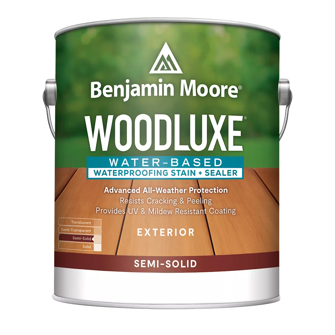 Fernandes Paint & Decorating The ultimate protection for outdoor beauty. An innovative line of water-based exterior stains, Woodluxe sets your staining projects up for success. Ideal for a variety of woods like cedar, pine, pressure treated southern yellow pine (PTSYP), and redwood.boom